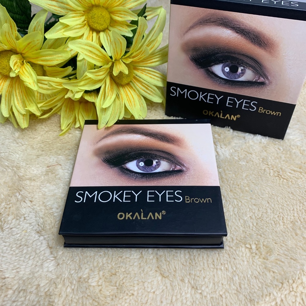 Okalan Smokey Eyes Brown Eyeshadow Authentic New - Picture 6 of 8